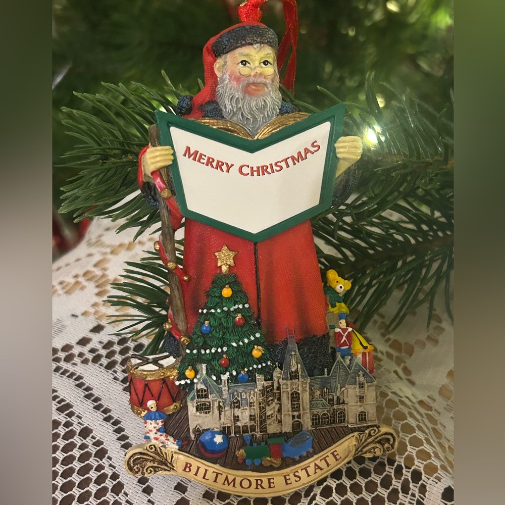 🎄Retired Biltmore Estate N.C. 🇺🇸 "Father Christmas" Ornament ⭐️ Personalizable!🎄
